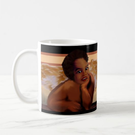 Angelic Nubian Cherubs Koffiemok (Links)