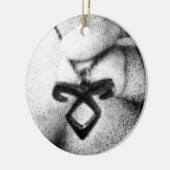 Angelic Power Rune Keramisch Ornament (Links)