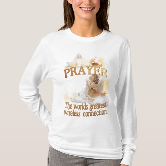 Angelic Prayer Wereldwijd de grootste draadloze ve T-shirt (Voorkant)