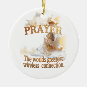 Angelic - Prayer World's grootste draadloze verbin Keramisch Ornament