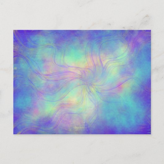 Angelic Presence Modern Christelijke Profetic Art Briefkaart (Voorkant)