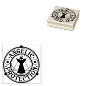 Angelic Protection Rubber Stamp Rubberstempel (Gestempeld)