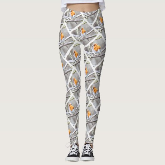 Angelic Robin Waterverf Leggings (Voorkant)