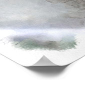 Angelic Robin Waterverf Poster (Hoek)
