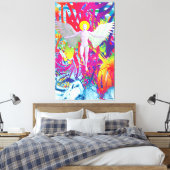 Angelic Robot Canvas Afdruk (Insitu (Slaapkamer))