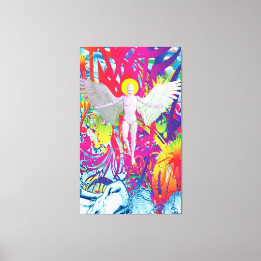 Angelic Robot Canvas Afdruk (Voorkant)