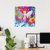 Angelic Robot Poster (Thuiskantoor)