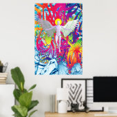 Angelic Robot Poster (Thuiskantoor)