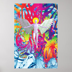 Angelic Robot Poster