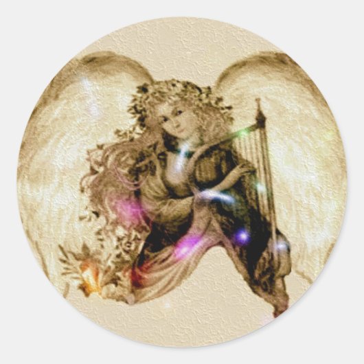 Angelic Ronde Sticker (Voorkant)
