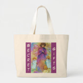 ANGELIC SECRET GIFTS GROTE TOTE BAG (Voorkant)