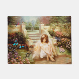 Angelic Serenity Garden door Mat