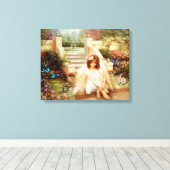 Angelic Serenity Prayer Canvas Prints (Insitu (Houten vloer))