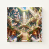 Angelic Stairway to Enlightenment Library Notitieboek (Achterkant)