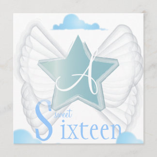 Angelic Star Sweet Sixteen Uitnodiging - Cust.