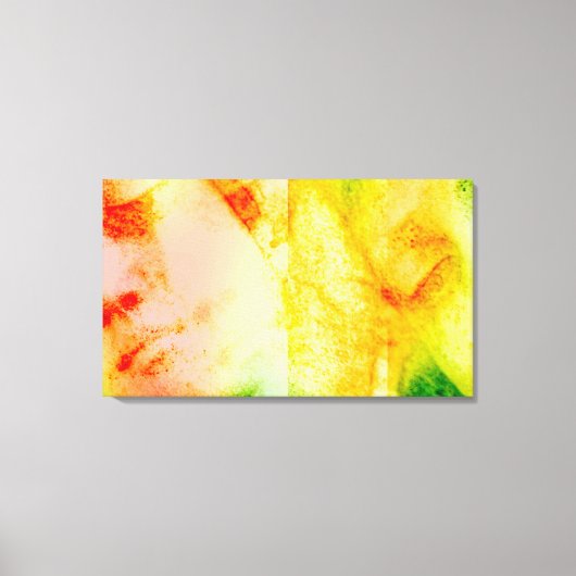  Angelic Statue Face Wrapped Canvas Print (Voorkant)