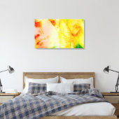  Angelic Statue Face Wrapped Canvas Print (Insitu (Slaapkamer))