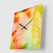  Angelic Statue Facial Square Wall klok (Hoek)