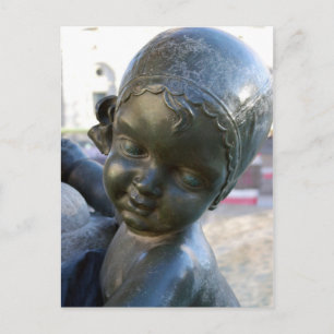 Angelic Statue in Barcelona, Briefkaart Spanje