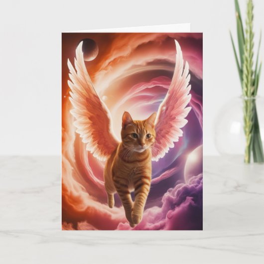 Angelic Tabby Kaart (Voorkant)