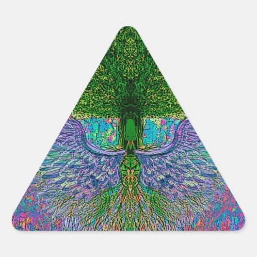 Angelic Tree of Life Sticker (Voorkant)