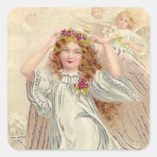 Angelic Vierkante Sticker