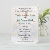 Angelic Wedding Invitation 2 Kaart (Staand voorkant)