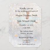 Angelic Wedding Invitation 2 Kaart (Voorkant / Achterkant)