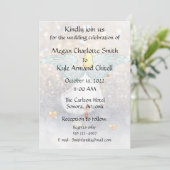 Angelic Wedding Invitation Kaart (Staand voorkant)