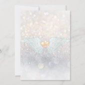 Angelic Wedding Invitation Kaart (Achterkant)