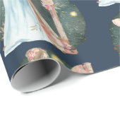 Angelic Winter Music Plays Angel Cadeaupapier (Rol Hoek)