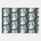 Angelic Winter Music Plays Angel       Inpakpapier Vel (Voorkant)