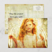 Angelic Wonder Briefkaart (Voorkant / Achterkant)