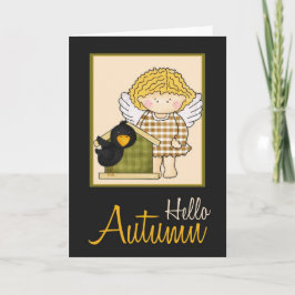 Angelica Autumn Angel Hallo Autumn Kaart d1