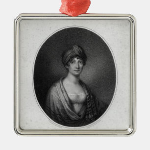 Angelica Catalani, gegraveerd door Antoine Cardon Metalen Ornament