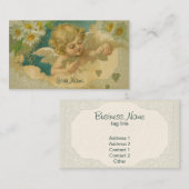 Angelica Elegant Cherub Visitekaartje (Voorkant / Achterkant)