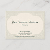 "Angelica" Elegant Custom Chubby Visitekaartjes (Achterkant)