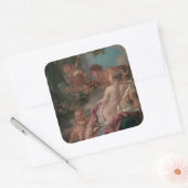 Angelica en Medoro Vierkante Sticker (Envelop)