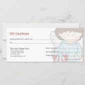 Angelica houdt van kerstfeestdag-cadeaubon (Achterkant)