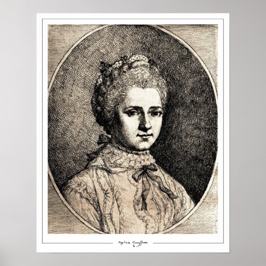 Angelica Kauffman Zedign Art Poster #18 (Voorkant)