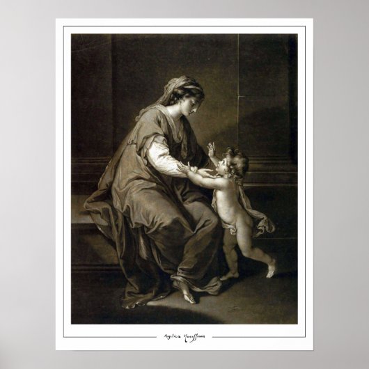 Angelica Kauffman Zedign Art Poster #214 (Voorkant)