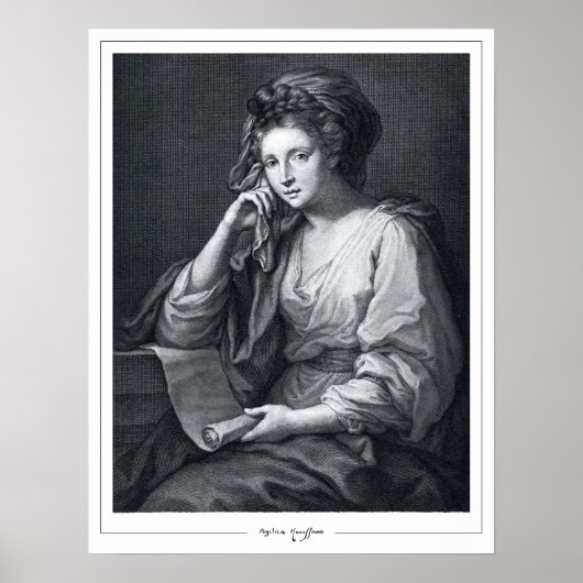 Angelica Kauffman Zedign Art Poster #39 (Voorkant)