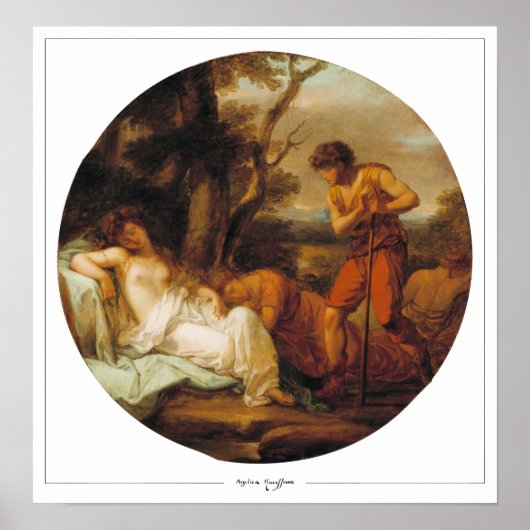 Angelica Kauffman Zedign Art Poster #4 (Voorkant)