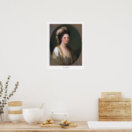Angelica Kauffman Zedign Art Poster #7 (Keuken)