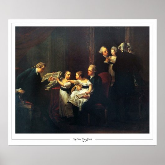 Angelica Kauffman Zedign Art Poster #87 (Voorkant)