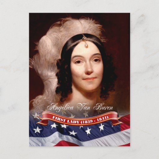 Angelica Van Buren, First Lady of the U.S. Briefkaart (Voorkant)