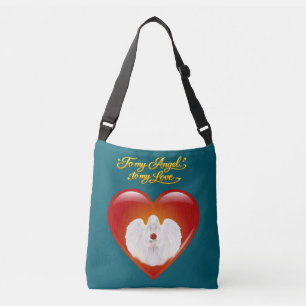 AngelicFaith GoldenHeart Crossbody Tas
