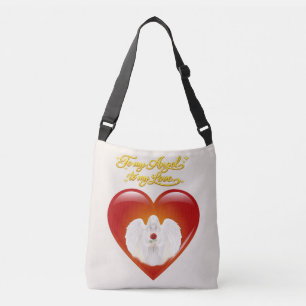 AngelicFaith GoldenHeart Crossbody Tas