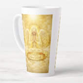 AngelicFaith GoudenHart Latte Mok (Linkerhoek)