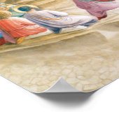 Angelico preek op de berg  kunst poster (Hoek)